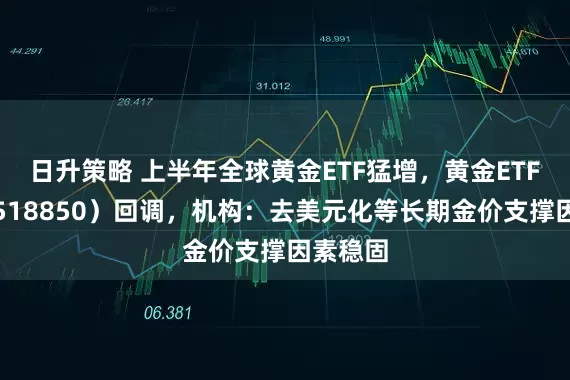 日升策略 上半年全球黄金ETF猛增，黄金ETF华夏（518850）回调，机构：去美元化等长期金价支撑因素稳固